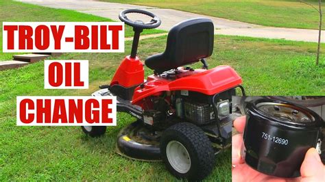 Tilting over a <strong>lawn mower</strong> is only a concern for gas-powered <strong>lawn mowers</strong>. . How to change oil in troy bilt lawn mower
